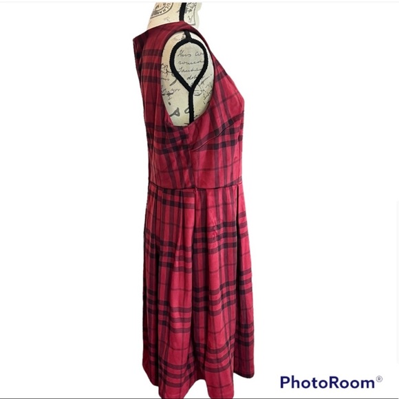 Torrid Red & Black Plaid Jumper Dress - Picture 5 of 12